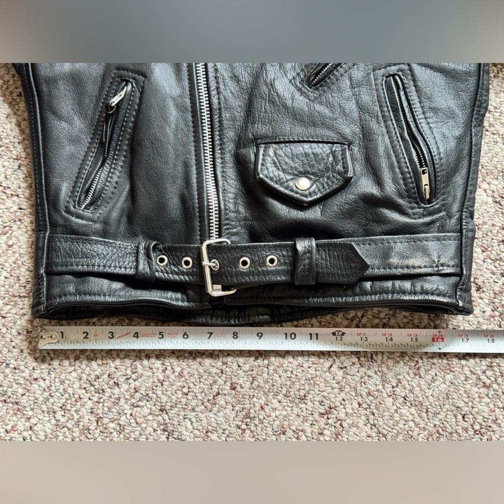 Ladies leather jacket - Picture 4 of 11